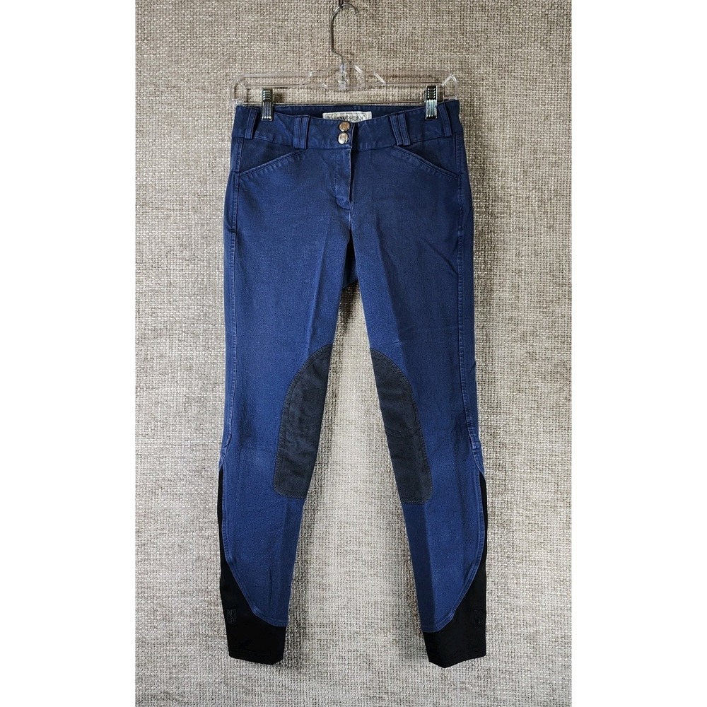 Symphony By Tredstep Ireland Womens 26L Blue Riding Breeches Equestrian Pants